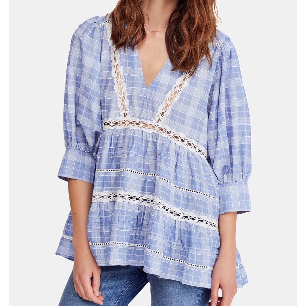 Free People Baby doll top